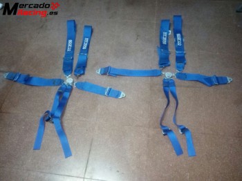 Pareja arneses sparco 6 puntos
