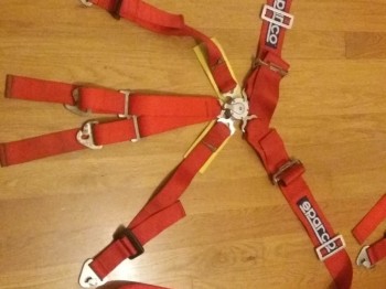 Pareja arneses caducados