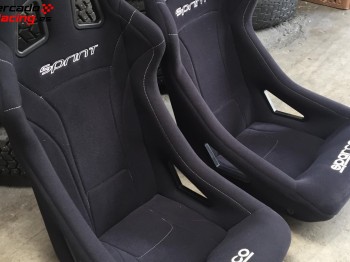 Pareja baquets sparco