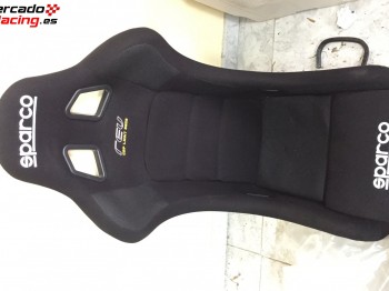 2 baquets sparco rev   2 arneses sabelt