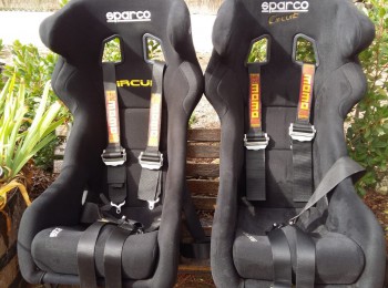 Pareja baquet sparco circuit