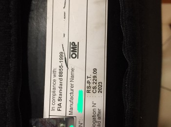 Vendo baquet omp rs-pt