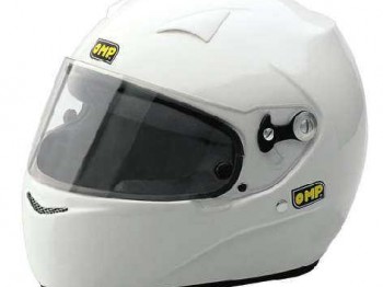 Casco omp formula con clips hans sin estrenar talla m