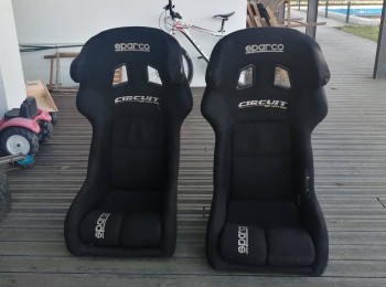 Baquets sin homologation  sparco adv algo usadas