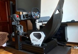 Backet baquet assiento fibra simulador