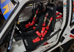 Pareja de baquets y arneses sparco 