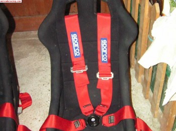 Vendo arneses sparco 3  hasta 2011