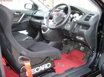 Vendo 2 backets recaro pole position con guias para honda ci