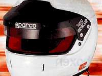 Casco sparco rallye plus, peltor y clips hans