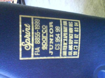 Vendo baquet sparco sprint y arnes sabelt