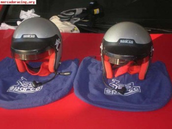 Se vende cascos, baquets y arneses