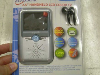 Monitor a color lcd 2.5