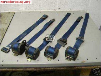 Moqueta y cinturones clio williams original