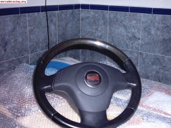 Volante ibiza carbono con airbag
