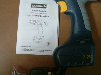 Taladro kraft tech 7.2v sin cable