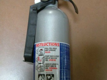 Extintor para el automovil