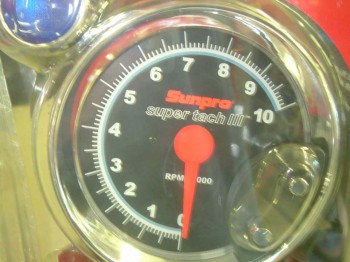 Marcador de revoluciones con indicador luz - 135mm diametro