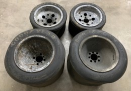 Juego llantas originales brabham bt 40 1973