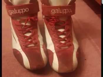 Botines galuppo rojos