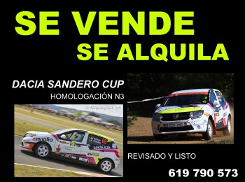 Dacias sandero cup