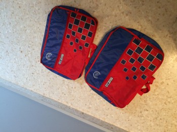 Bolsas sparco para equipamiento pilotos 