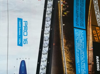 Parrilla  led racing  