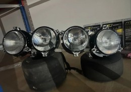 Parrilla rally faros leds