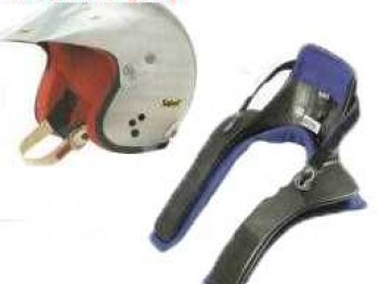 Se vende 2 cascos y 2 hans nuevos,solo 1 rallie.