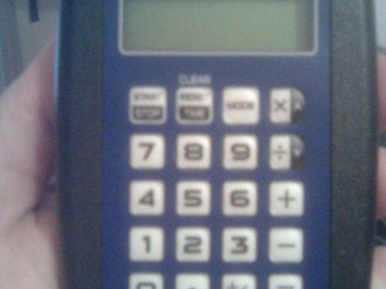 Vendo calculadra de tiempos