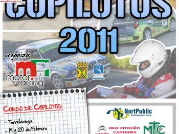 I curso de copilotos motor racing