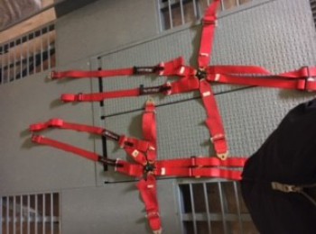 Cinturones 6 puntos rojos turn one