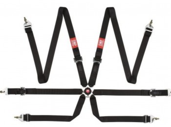 Nuevos lote de 2 arneses omp sport 6 puntos fia 2025