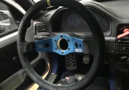 Volante sparco 2 brazos piel vuelta