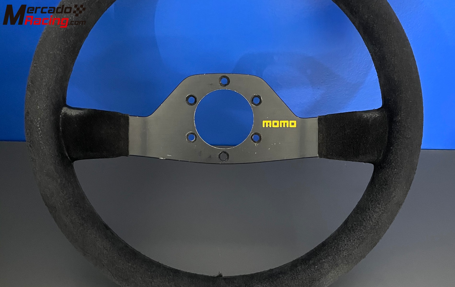 Volante MOMO California Blk 350 - Pelle Nera, Raggi Cromati, Design Classico E Sportivo - Foto 6