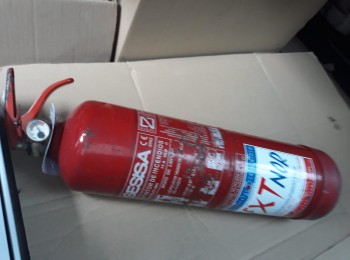 Extintor de mano,retimbrado 