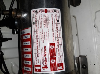 Se vende extincion automatica 