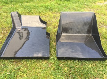 Reposapies fibra carbono 