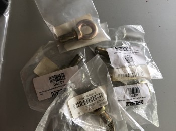 8 anillas fijación arneses 