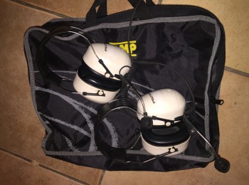 Cascos de enlace peltor  centralita