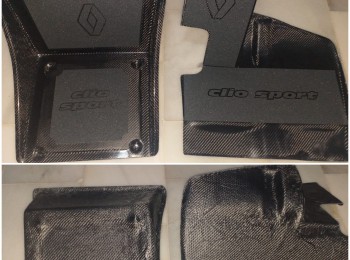 Reposapies carbono clio sport 2 