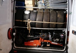 Furgon taller, asistencia. 