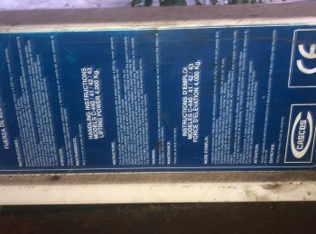 Elevador cascos 4 patas