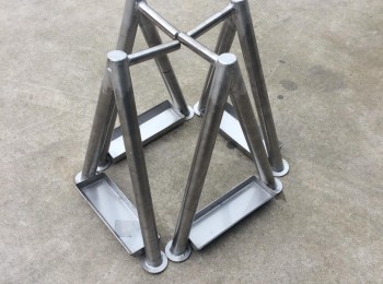 Caballetes acero inoxidable