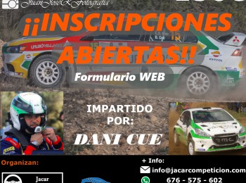 Curso de copilotos temporada 2020 con dani cué