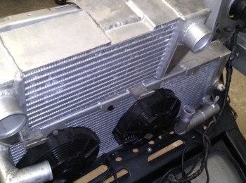 Radiador e intercoler r11 turbo grupo a renault sport