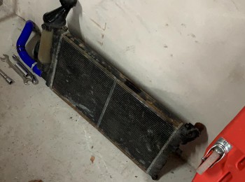 Radiador de saxo diesel mas gordo mas ventiladores de saxo de serie