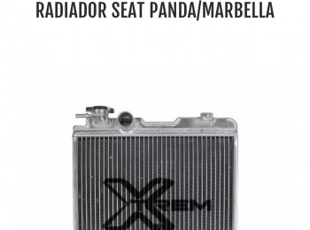 Radiador de aluminio gordo para panda o marbella 