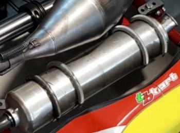 Silencioso para kart 125 kz