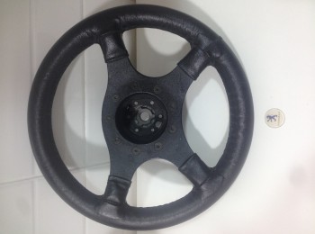 Volante piel coche clásico