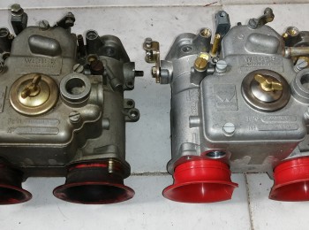 Carburadores weber 40 dcom y colector de 205 rallye
